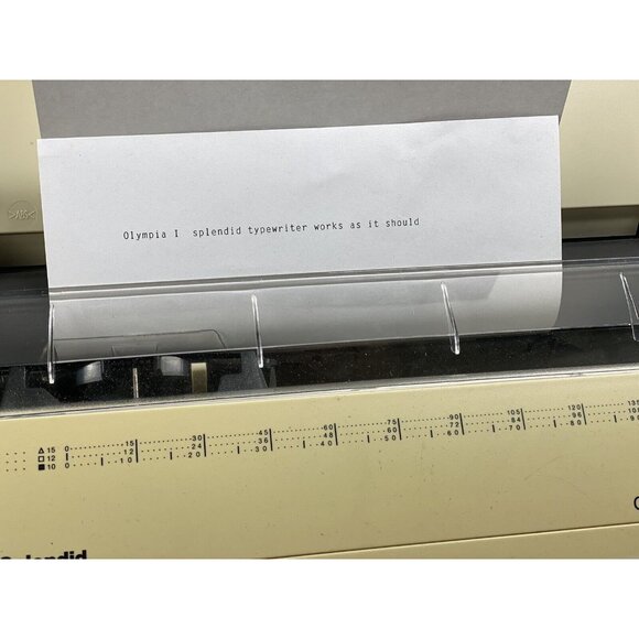 Olympia Splendid NA1HH memory correct typewriter in original box with manual - Picture 5 of 16